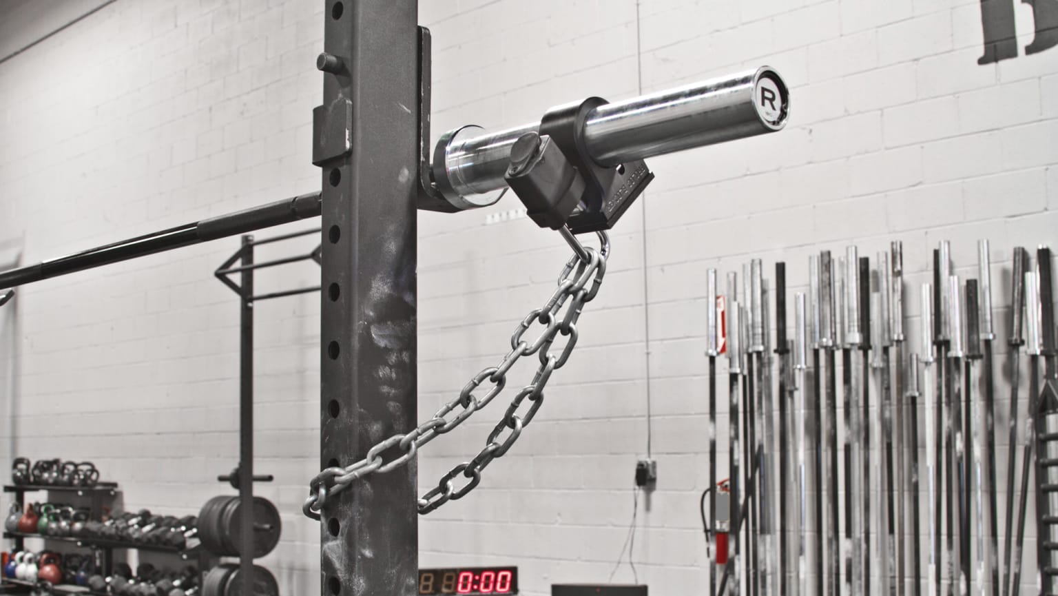 Lockable barbell rack shop
